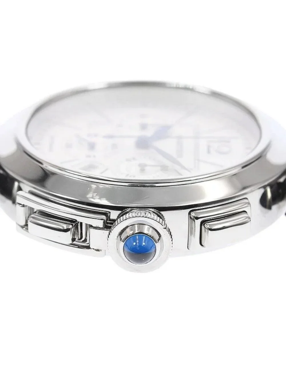 CARTIER Pasha 42MM W3108555 Chronograph Silver Dial Automatic Men's Watch_969024
